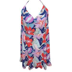 3X Forever 21+ New Floral Sundress Lined Corset Back